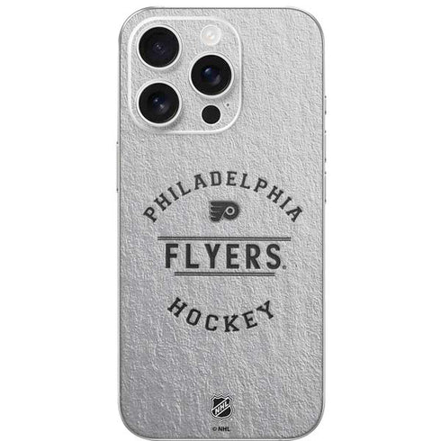 NHL Philadelphia Flyers Black Text iPhone 16 Pro Skin